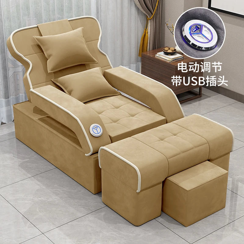 Chair Beauty Salon Luxury Spa Pedicure Professional Chairs Economic Platform Base Nail Plumbing Repose Cadeira Sillon Foot Tub