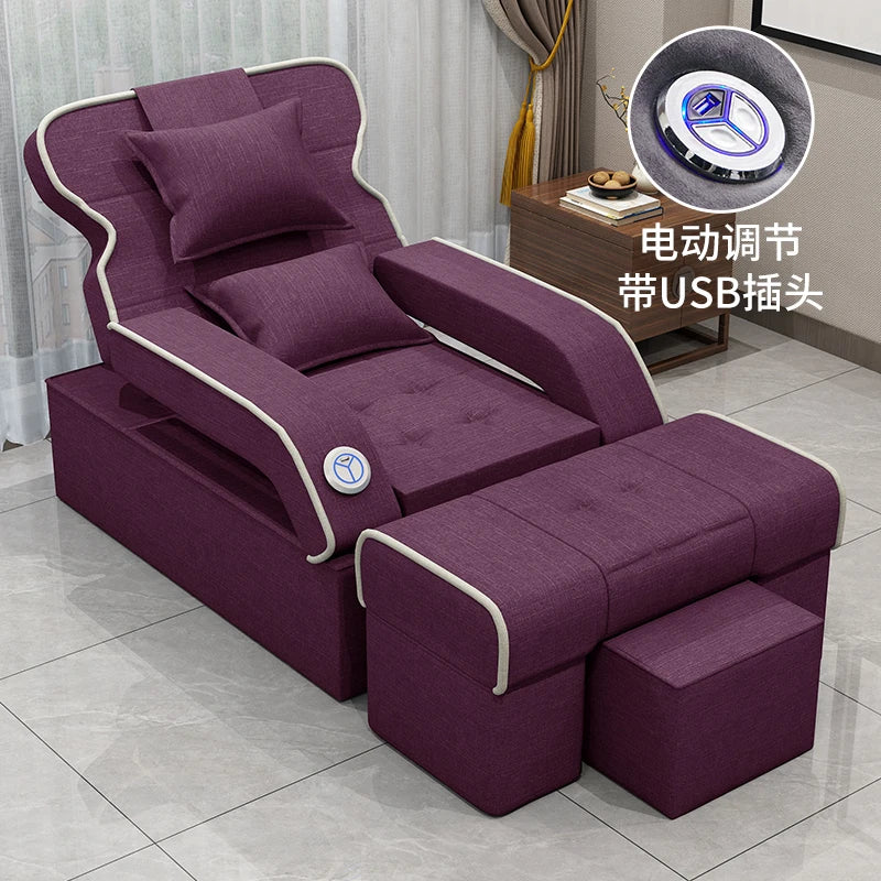 Chair Beauty Salon Luxury Spa Pedicure Professional Chairs Economic Platform Base Nail Plumbing Repose Cadeira Sillon Foot Tub