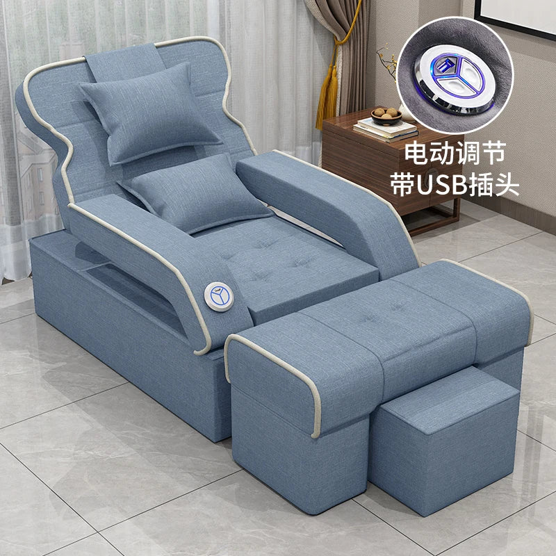 Chair Beauty Salon Luxury Spa Pedicure Professional Chairs Economic Platform Base Nail Plumbing Repose Cadeira Sillon Foot Tub