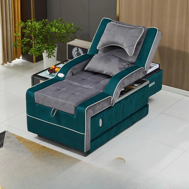 Professional Pedicure Chair Feet Rest Nail Salon Furniture Manicurist Chairs Spa Massage Luxury Cart Cadeira Sillon Women Barber