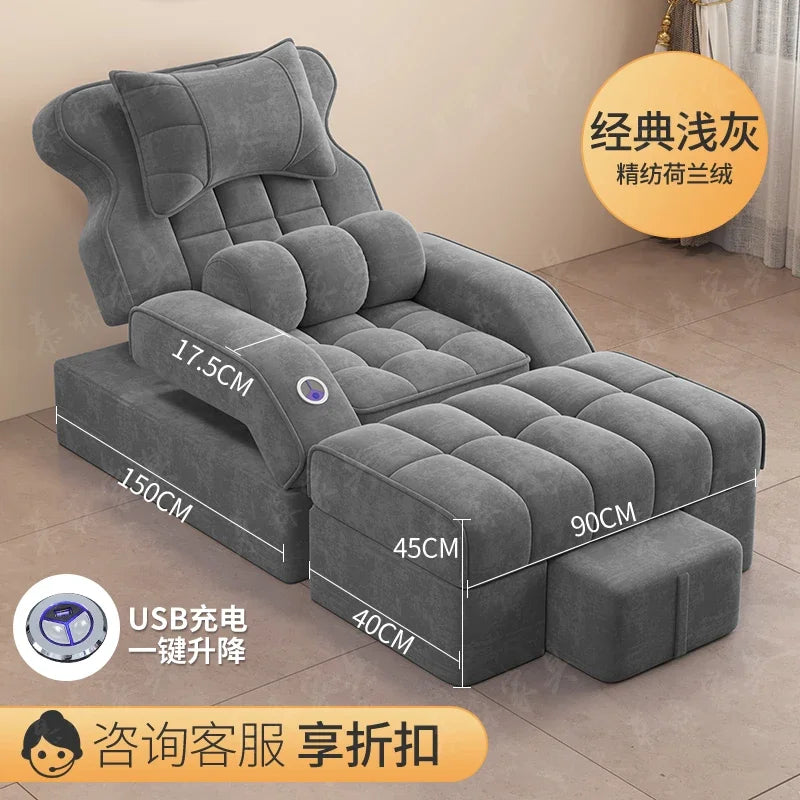 Nail Paddy Chairs Pedicure Covers Foot Bath Spa Salon Beauty Rotating Manicure Armchair Women's Barber Professional Furniture