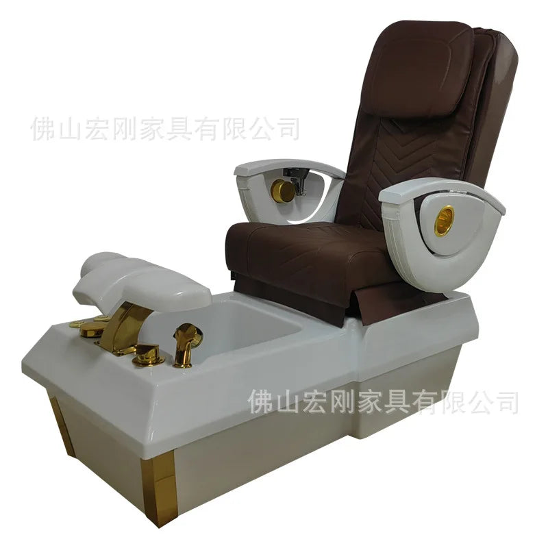 Barber Chair Yoga Pedispa Beauty Institute Spa Pedicure Armchairs Nail Chairs Manicure Luxurious Luxurious Easel Salon Tubs Home